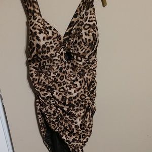 Torrid rouched waist one piece. Size 3 worn once